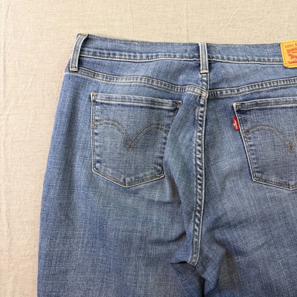 Levi's Jeans 505 Straight Leg Blue Denim Men's Size 31x32 Zip Fly - Picture 11 of 12